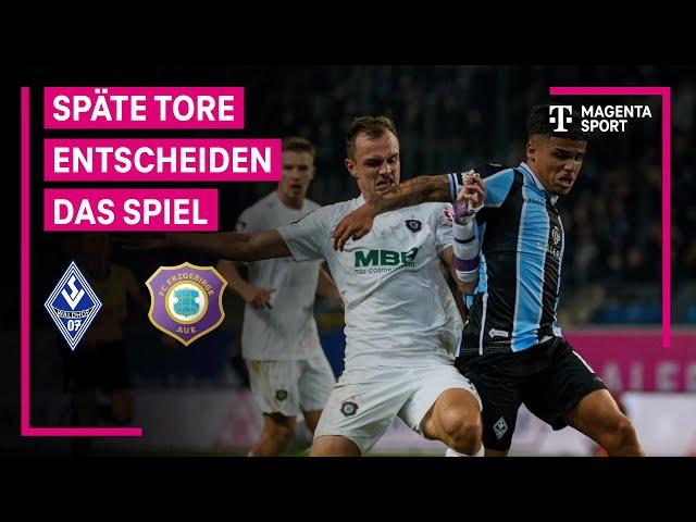 SV Waldhof Mannheim - FC Erzgebirge Aue, Highlights mit Live-Kommentar | 3. Liga | MAGENTA SPORT