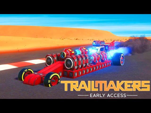 ПОСТРОИЛ САМУЮ БЫСТРУЮ МАШИНУ В МИРЕ! ПОСТРОЙКИ В ТРАИЛМАКЕРС (TRAILMAKERS )
