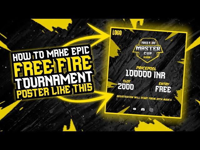 HOW TO MAKE TOURNAMENT POSTER (BANNER) DESIGN ON ANDROID || FREE FIRE || PIXEL LAB || ART_EX.