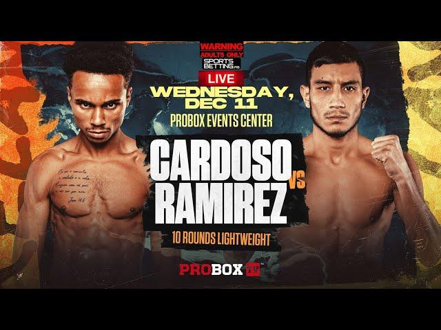 PROBOX TV CONTENDER SERIES: JOHANTAN SOARES CARDOSO VS EDUARDO RAMIEREZ LIVE BOXING REACTION STREAM