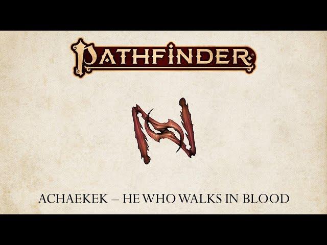 Pathfinder Deities - Achaekek and the Red Mantis