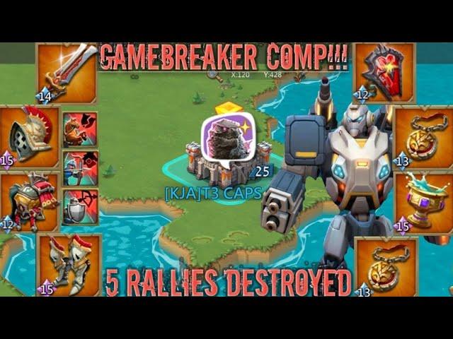 lords mobile: T3 RALLY TRAP DESTROYS 2000% RALLY SQUAD ONLY 30M TROOPS!! F2P BEATS +15 ASTRALITE!!