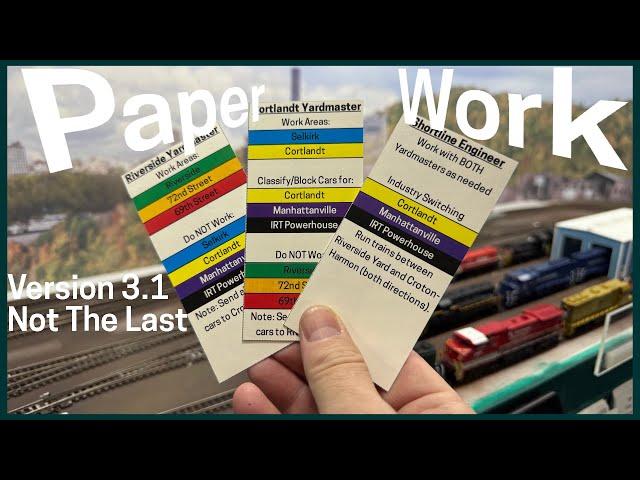 Operational Chaos: Upgrading My Paperwork System Again! | Trains N Tech | Model Railroad Talk