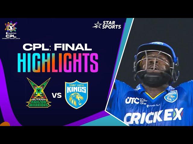 St. Lucia Kings Crowned CPL 2024 Champions!  | Final Highlights | #CPLOnStar