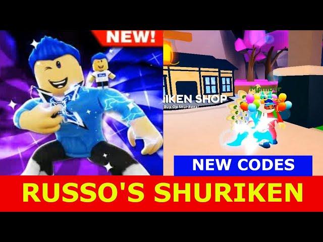 * NEW CODES SHURIKEN * [RUSSO'S SHURIKEN] Shuriken Tapping ROBLOX