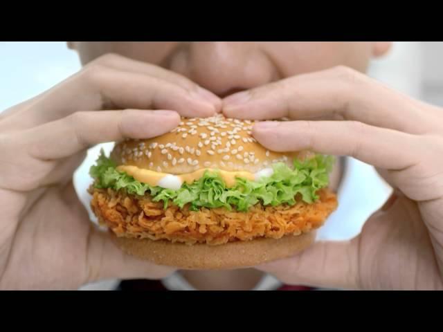 KFC Cheesy Crunch Burger