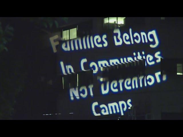 Anti-ICE protests escalate outside South Portland facility