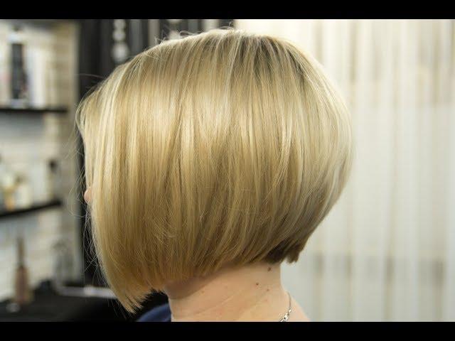 Градуированный Боб. Короткая женская стрижка 2018 / Bob / Short women Haircut. Fashion Haircut 2018