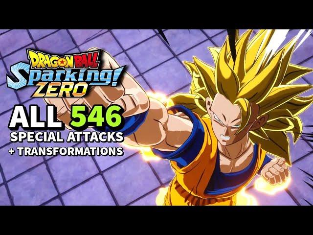 Dragon Ball: Sparking! Zero - All Special & Ultimate Attacks + Transformations (4k)