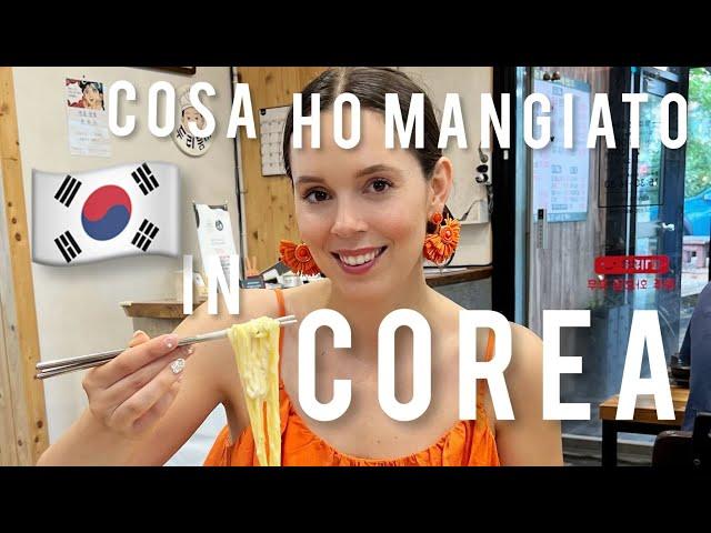 Cosa ho mangiato in 1 mese in Corea | Assaggio il cibo e la cucina coreana | Viaggio a Seul