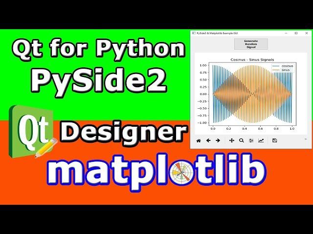 PySide2 (Qt for Python) Matplotlib Qt Designer