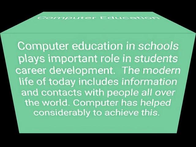 Computer Education