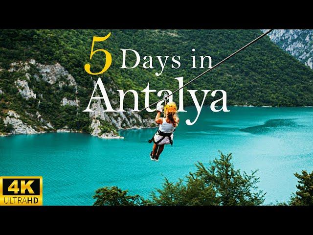 How to Spend 5 Days in ANTALYA Turkey | Traveling Antalya on a Budget