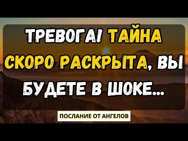 ТРЕВОГА! ТАЙНА СКОРО РАСКРЫТА, ВЫ БУДЕТЕ В ШОКЕ... послание от ангелов