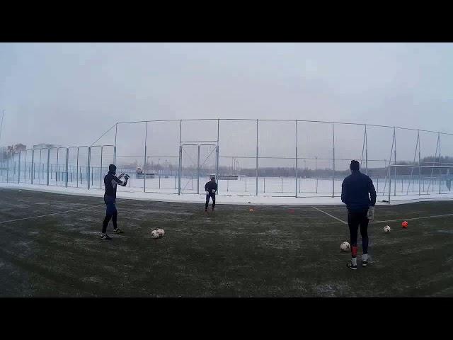 Учебно-тренировочное занятие вратарей 24.01.18 г. (3 Вр).