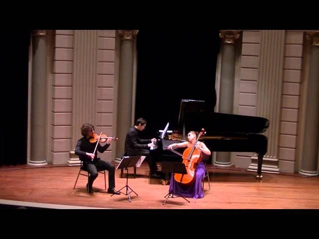 J. BRAHMS Piano trio op. 101 (IV. Allegro molto) - TRIO RODIN