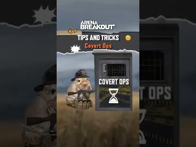 Covert Ops gives you all of the rewards with none of the risk. #ArenaBreakout #Shootnloot
