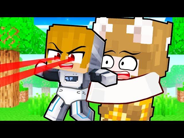 Adopted as Baby ROBOT in Minecraft… ( Tagalog )