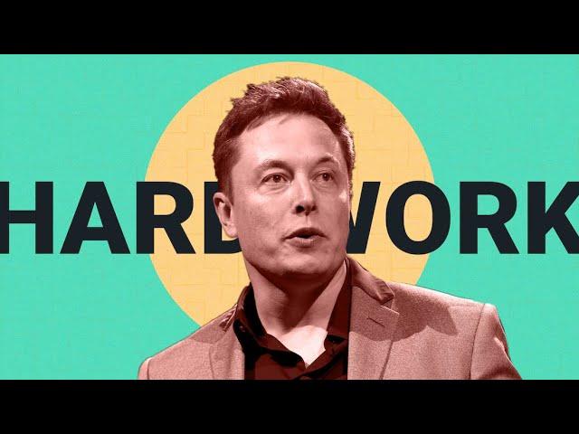 Elon Musk's Advice To Entrepreneurs: Work Hard