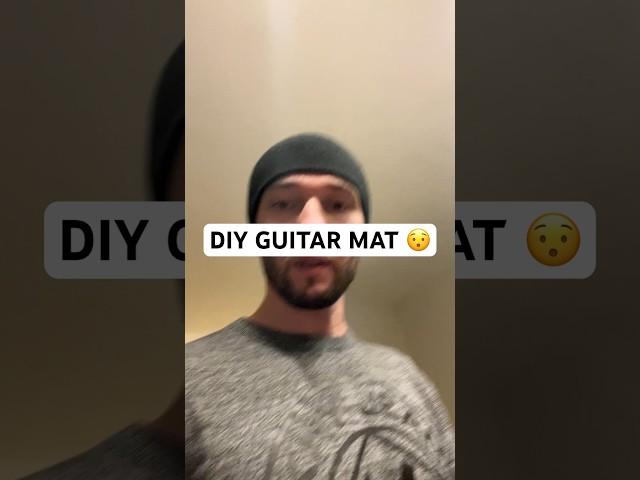 DIY Guitar Mat #guitar