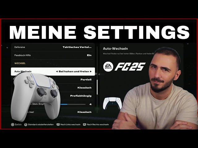 MEINE CONTROLLER & KAMERA EINSTELLUNGEN FÜR EIN OPTIMALES SPIELGEFÜHL | EA FC 25 SETTINGS TUTORIAL