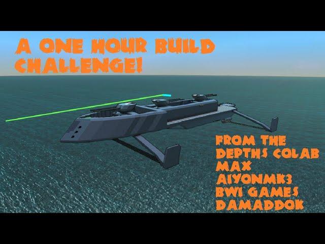 Building a Heavy Cruiser in One Hour? From The Depths Aiyonmk3, BWI Games Official and Damaddok