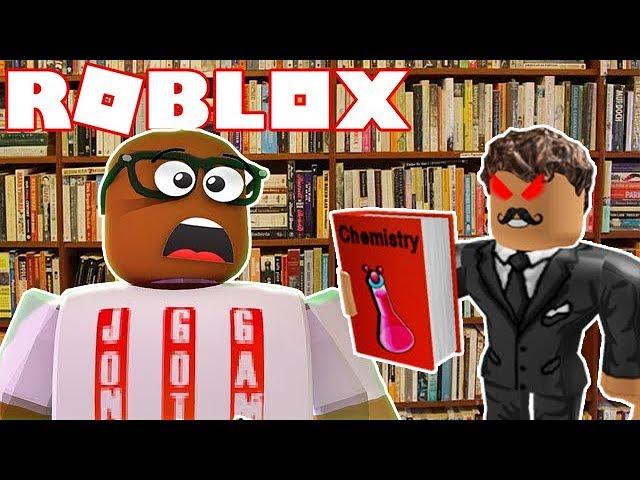 ESCAPE THE EVIL LIBRARY IN ROBLOX