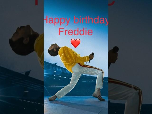 Happy birthday to Freddie Mercury ️