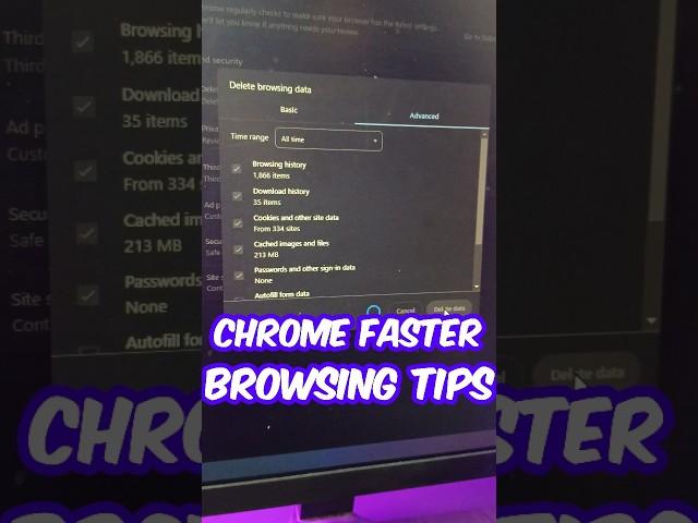 Chrome Hacks for Faster Browsing #BrowserSpeed #TechHacks #SpeedUpYourPC