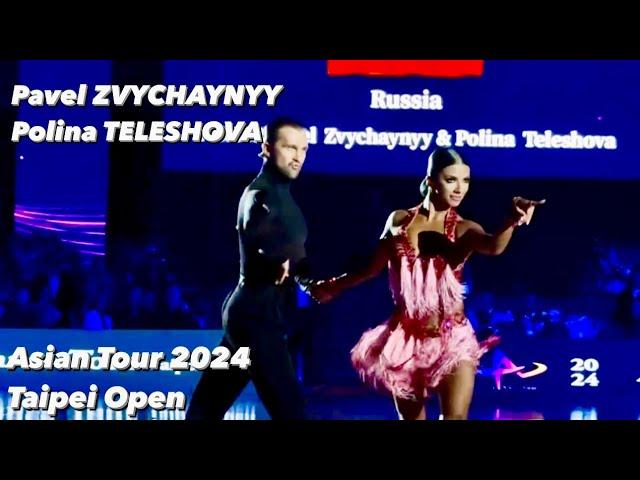 Pavel Zvychaynyy - Polina Teleshova | Asian Tour 2024 | Taipei Open | Cha-cha-cha