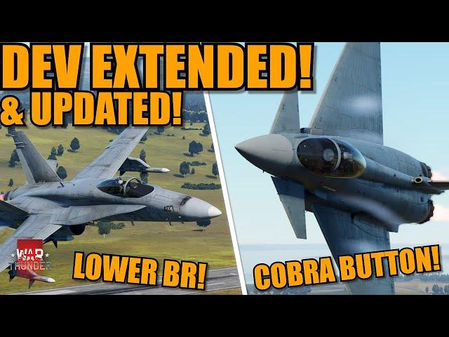 DEV EXTENDED & UPDATED! NEW BR for the F-18! COBRA BUTTON for everybody! - War Thunder DEV