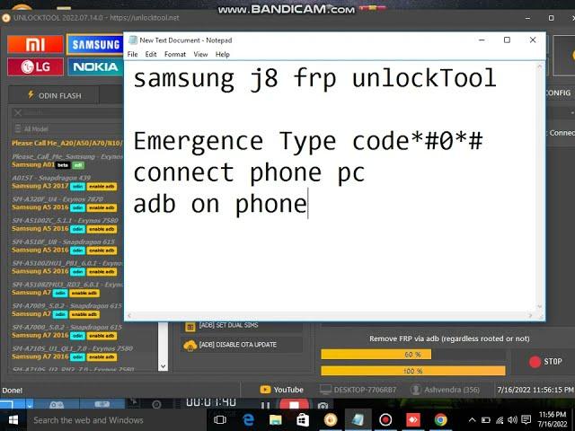 Samsung J8 FRP Bypass Samsung Galaxy J8 J810F J810G -Unlock Tool 2022