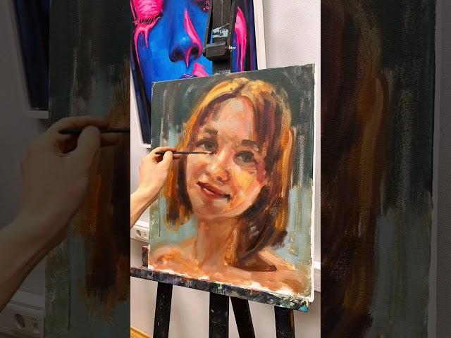 Работа на заказ  #Живопись #портретмаслом #oilportrait #fineart #портретснатуры #interiorpainting