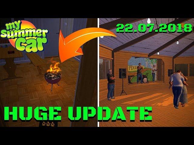 HUGE UPDATE - NEW CAR, GRILL, COFFEE, NEW PETROL STATION, NEW GUI - My Summer Car Beta #94