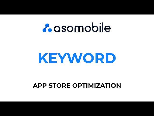 What is a Keyword | ASO (App Store Optimization) for Beginners