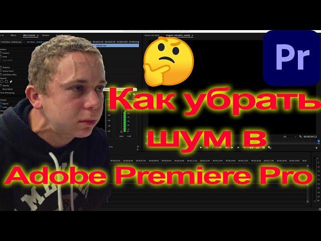 Как убрать шум в  Adobe Premiere Pro