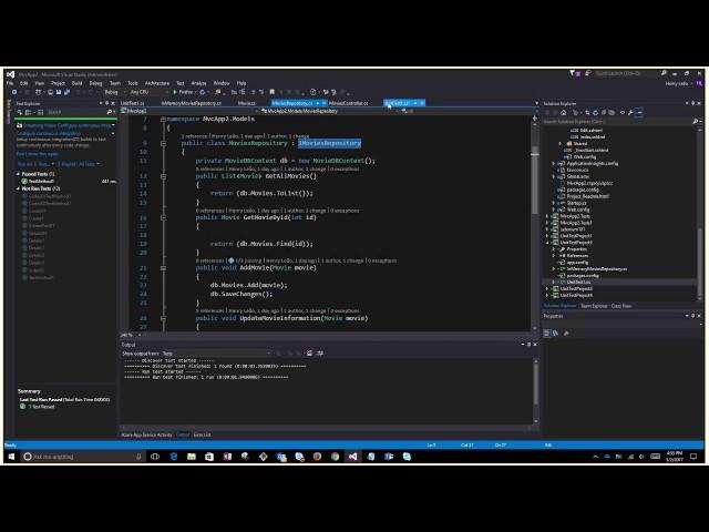 Unit Testing with Visual Studio for MVC apps 4 Asserting the Model