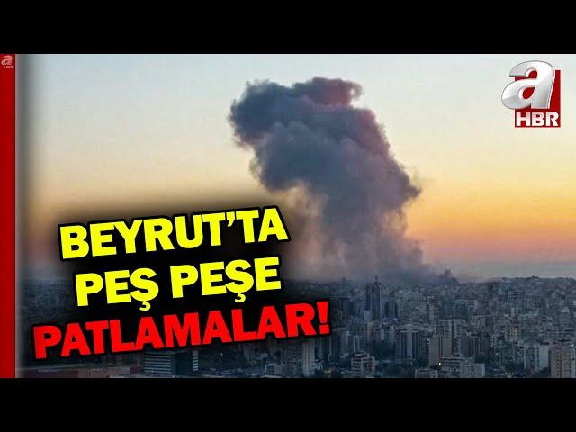 Lübnan'ın başkenti Beyrut'ta peş peşe patlama!  | A Haber