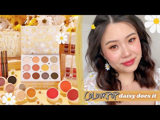 COLOURPOP DAISY DOES IT COLLECTION  3 LOOKS, COMPARISONS + FULL REVIEW!