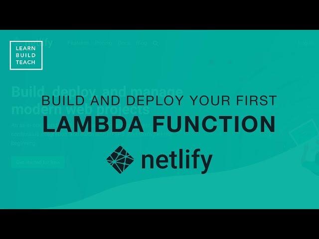 Netlify Functions (Build and Deploy)