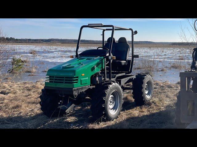 ТОП САМОДЕЛЬНЫЙ ТРАКТОР 4х4 ПЕРЕЛОМКА Tractor Sam 4x4