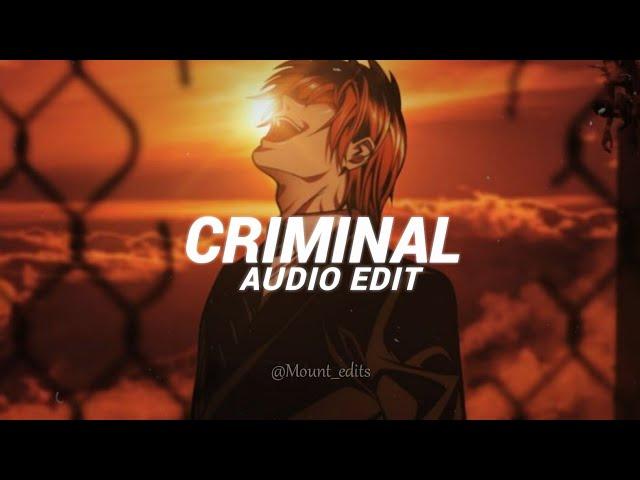 criminal - britney spears [ edit audio ]