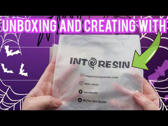 Unboxing and creating with Into Resin