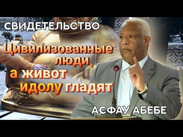 Цивилизованные люди гладят живот идолу | Асфау Абебе