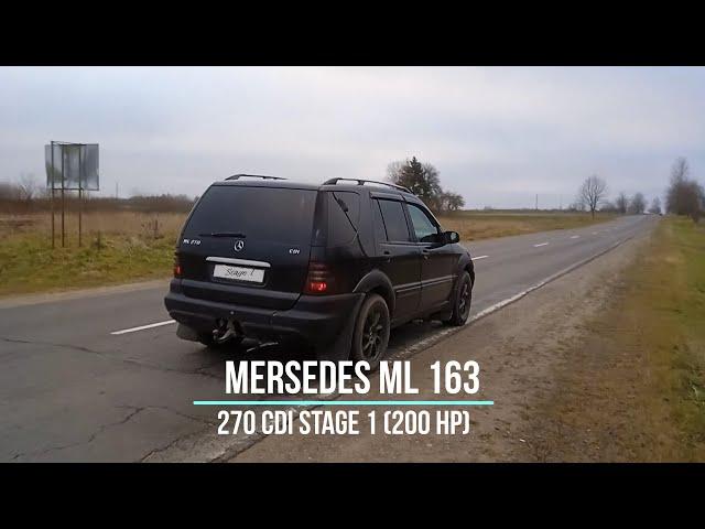 Mersedes ML  270 CDI Stage 1