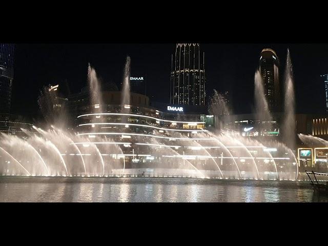 Burj Khalifa Dancing Fountain Show | Hindi Indian Song | Dubai Mall December 2020