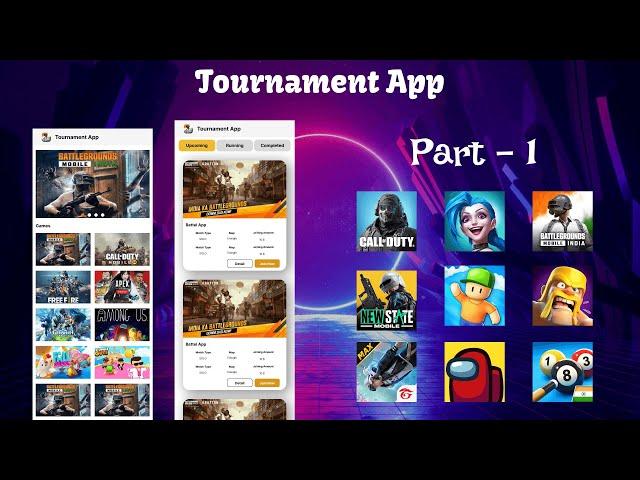 Create Live Tournament App | Android Studio