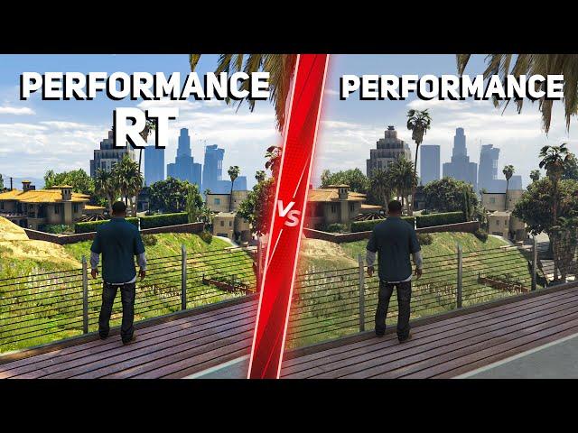 GTA 5 Next Gen Remastered Performance RT vs Performance - Direct Comparison! Attention to Detail!