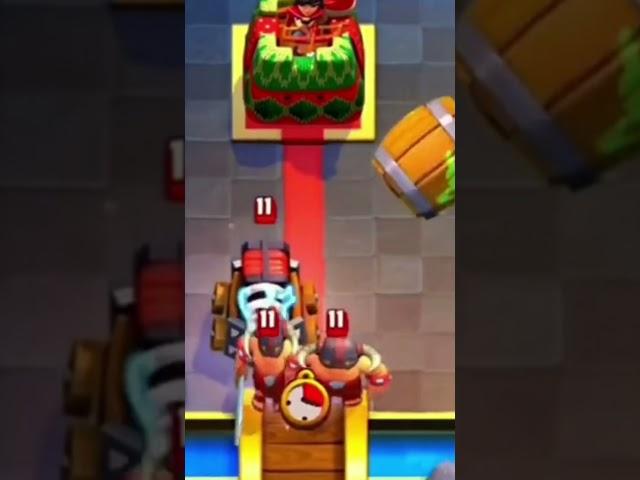 Successful rocket launch in Clash Royale