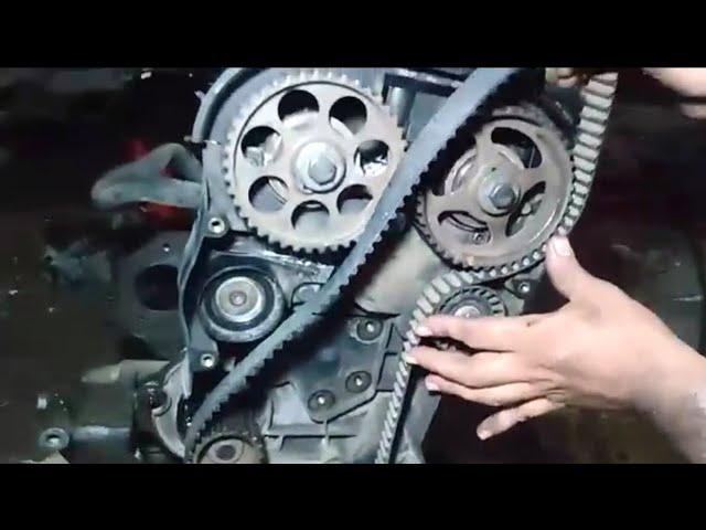 how to replace 2004-2008 chevrolet aveo engine timing belt perfectly || Asad info plug